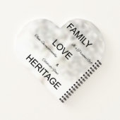 Journal de la spirale en forme de coeur (Dos)