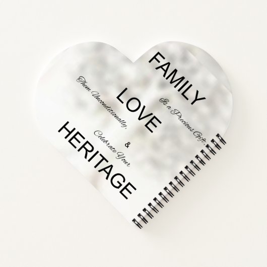 Journal de la spirale en forme de coeur (Dos)