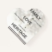 Journal de la spirale en forme de coeur (Devant)