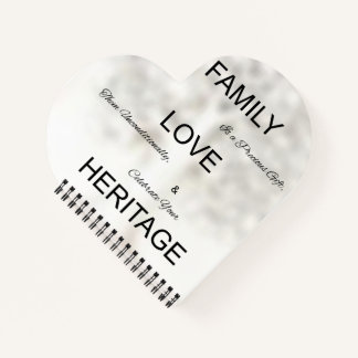 Journal de la spirale en forme de coeur