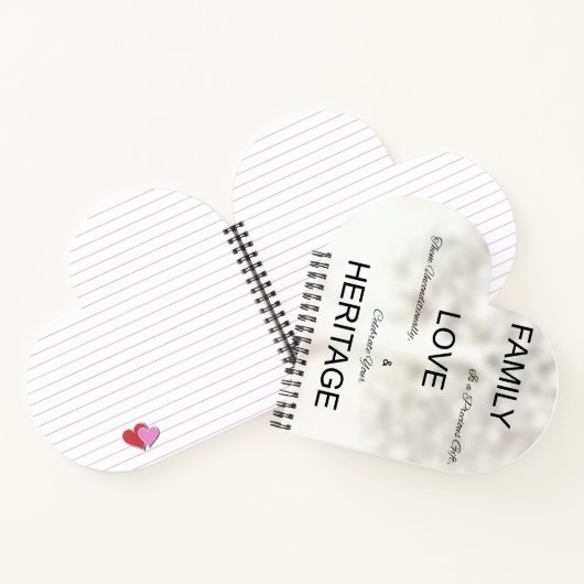 Journal de la spirale en forme de coeur (Intérieur)