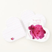 Journal de l'amour de la rose rose romantique Sain (Intérieur)