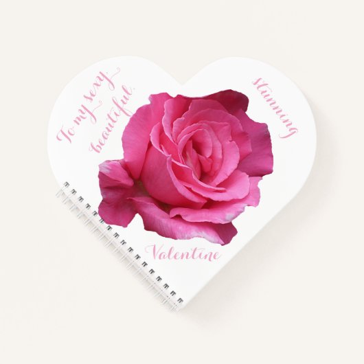 Journal de l'amour de rose rose valentin romantiqu (Devant)
