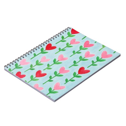 Journal de l'aquarelle florale du coeur (Côté gauche)