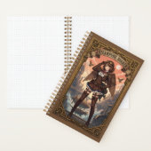 Journal de l'aviateur fille anime Steampunk Soarer (À l'intérieur)