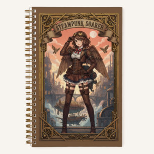 Journal de l'aviateur fille anime Steampunk Soarer