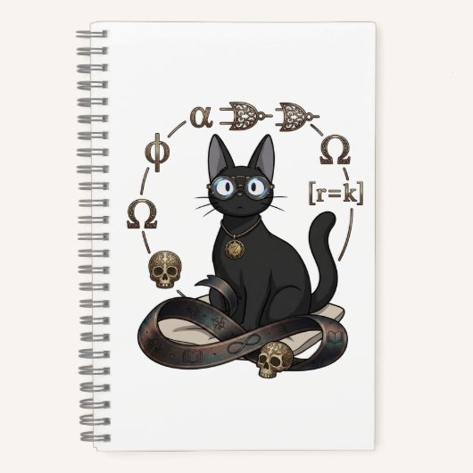 Journal de l'école de droit Lady Justice Black Cat (Recto)