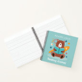 Journal de lecture personnalisé de l'ours mou (Intérieur)
