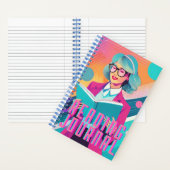 Journal de lecture Synthwave personnalisé (À l'intérieur)