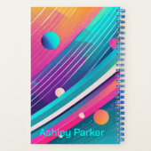 Journal de lecture Synthwave personnalisé (Verso)