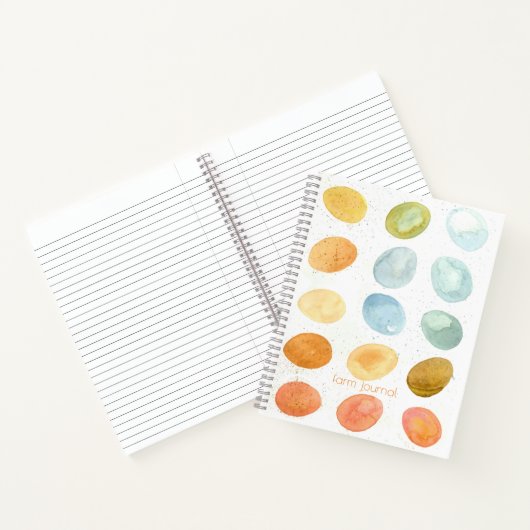 Journal de l'élevage des poulets, oeufs frais, fer (Intérieur)