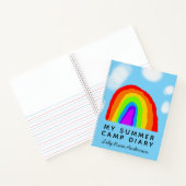 Journal de l'été de la fille arc-en-ciel mignonne (Intérieur)