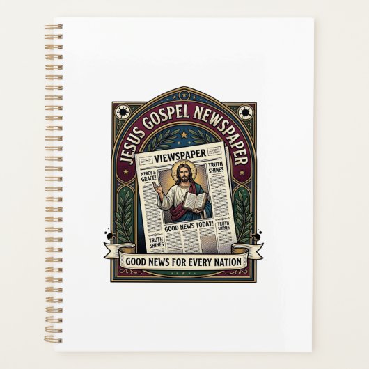 Journal de l'Évangile de Jésus Journal chrétien F (Devant)