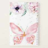 Journal de louange et de prière fleurie et papillo (Verso)