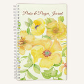 Journal de louanges et de prières fleuries jaunes (Recto)