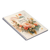 Journal de luxe floral « Notes & Dreams » (Côté Droit)