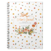 Journal de maman | Floral Citrus personnalisé (Devant)