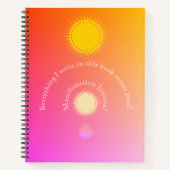 Journal de manifestation dynamique  (Devant)