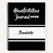 Journal De Manifestation Personnalisée De L'Année  (Devant)