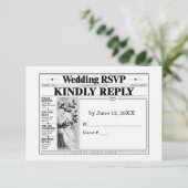 Journal de mariage RSVP (Debout devant)