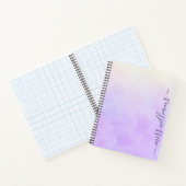 Journal de monogramme de calligraphie Ombre tendan (Intérieur)