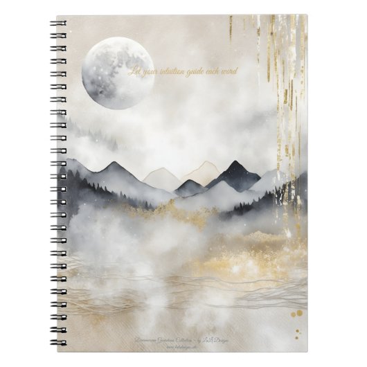 Journal de montagnes sacrées au clair de lune (Devant)