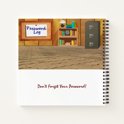 Journal de mot de passe (Dos)