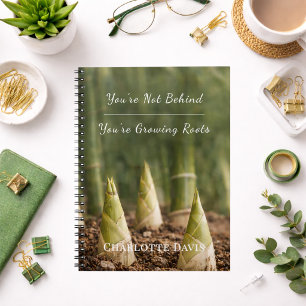 Journal de motivation en bambou pour femme d'affai