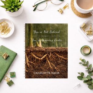 Journal de motivation en bambou pour femme d'affai