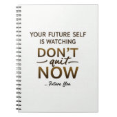 Journal de motivation - Ne quittez pas maintenant  (Devant)