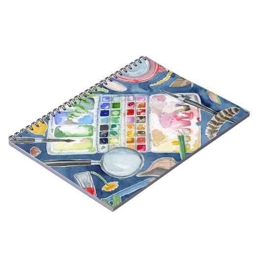 journal de nature aquarelle (Côté gauche)