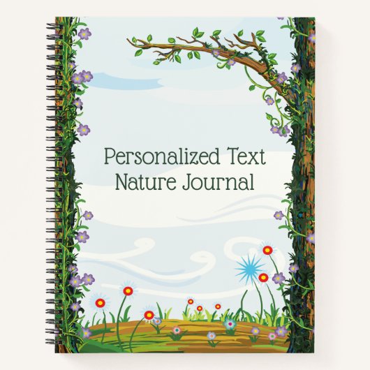 Journal de nature personnalisée (Devant)