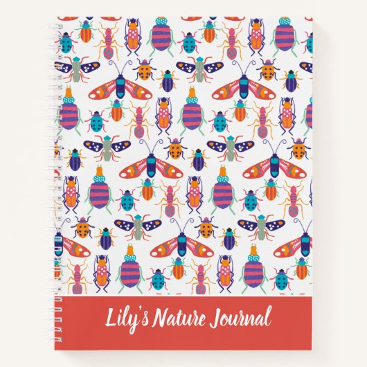 Journal de nature pour enfants Insectes Bestioles (Devant)