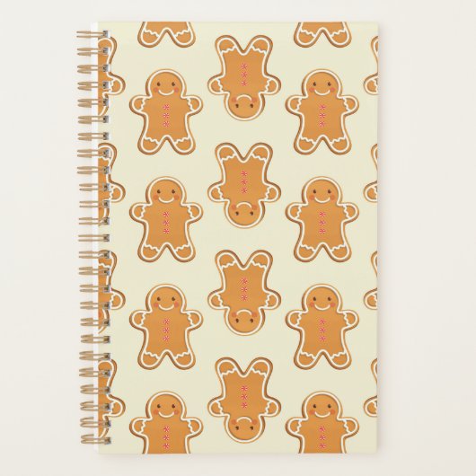 Journal de Noël aux biscuits au gingembre (Devant)