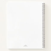Journal de nom de géode florale verte violette (Dos)