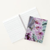 Journal de nom de géode florale verte violette (Intérieur)