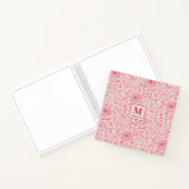 Journal de notes à monogramme floral (Intérieur)