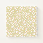 Journal de notes à monogramme floral (Dos)