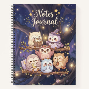 Journal de notes de hibou