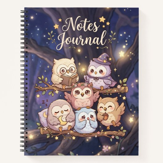Journal de notes de hibou (Devant)