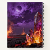 Journal de notes de lune de lave (Dos)