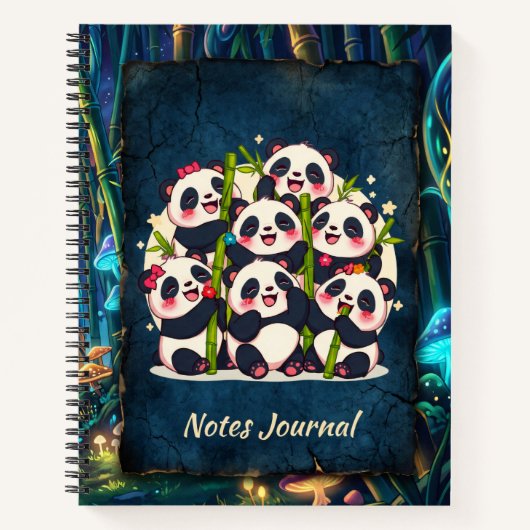 Journal de notes des amis du panda mignon (Devant)