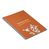 Journal de notes d'idée de plante d'orange moderne (Côté Droit)