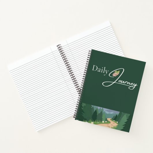 Journal de notes Green Nature Vibes (Intérieur)