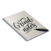 Journal de notes moulées - Conception de style man (Côté Droit)