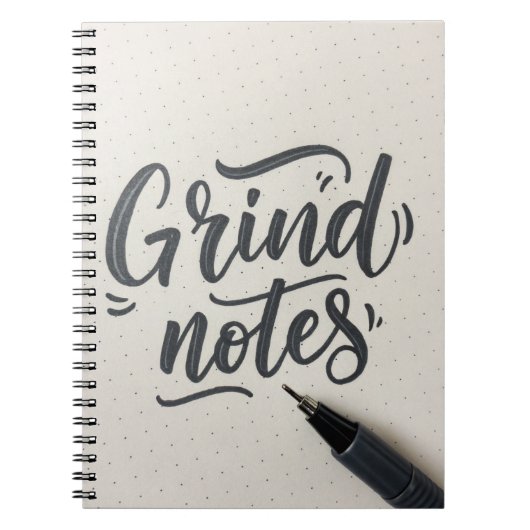 Journal de notes moulées - Conception de style man (Devant)
