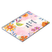 Journal de notes Oiseaux et Fleurs (Côté gauche)