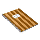 Journal de notes personnalisé rayé (Côté Droit)