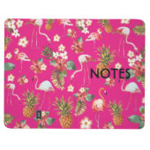 Journal de notes tropical de Flamant rose (Extérieur)