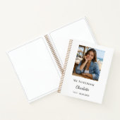 Journal de photo blanc écriture personnelle (Intérieur)
